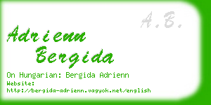 adrienn bergida business card